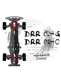 SNRC DRR02系列 DRR02-G DRR02-C 1/10 2WD 碳纤/玻纤 大角度后置后驱漂移车