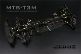 SNRC MTS-T3M 120034 1/10 4WD 碳纤 中置电机 电房车架 竞赛车架